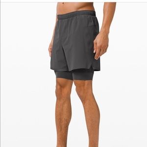 Lululemon Surge 6” shorts.
